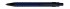 Шариковая ручка Pierre Cardin Actuel. Корпус - алюминий, отделка - металл и силикон. Цвет - синий.