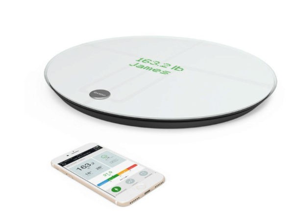 Цифровые весы QardioBase 2 Wireless Smart Scale (B200-IAW), цвет белый