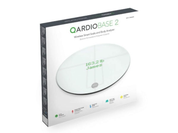 Цифровые весы QardioBase 2 Wireless Smart Scale (B200-IAW), цвет белый