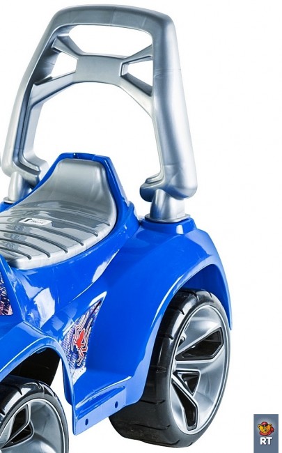 Каталка машинка Ламбо с клаксоном синий