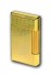Зажигалка "Pierre Cardin" газовая кремниевая, сплав цинка, золото с насечкой, 3,7х1,1х6 см