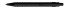 Шариковая ручка Pierre Cardin Actuel. Корпус - алюминий, отделка - металл и силикон. Цвет - черн мат