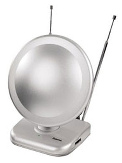 Антенна телевизионная Hama H-44283 45дБ активная серебристый каб.:1.5м