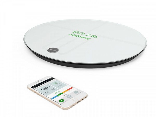 Цифровые весы QardioBase 2 Wireless Smart Scale (B200-IVB), цвет черный