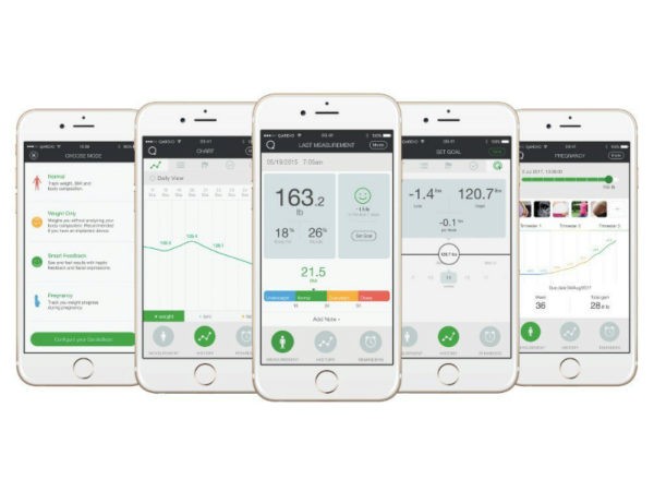 Цифровые весы QardioBase 2 Wireless Smart Scale (B200-IVB), цвет черный