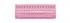 Бигуди пластик Dewal Beauty d28ммx76мм, (10 шт) розовые в комплекте шпильки р-р 80мм