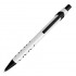 Шариковая ручка Pierre Cardin Actuel. Корпус - алюминий, отделка - металл и силикон. Цвет - белый.