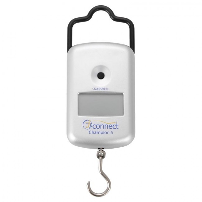 Весы Fisherman Champion 5 Trout Pro JJ-Conneсtдо 5кг, 3 батареи ААА, автоотключение, цвет серебристый