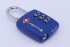 Кодовый навесной замок для багажа Travel Blue TSA Combination Lock, цвет синий