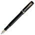 Перьевая ручка Parker Duofold, цвет - черный/золото, перо - золото 18К
