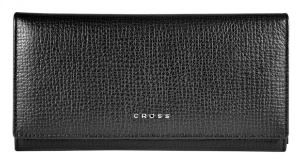 Кошелёк Cross RTC, кожа наппа тиснёная, цвет черный, 20 x 11 x 2,5 см Кошелёк Cross RTC, кожа наппа тиснёная, цвет черный, 20 x 11 x 2,5 см
