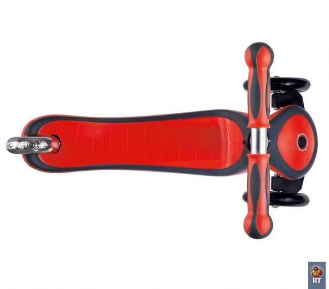 Самокат Y-Scoo RT Globber My free ALU Chrome red с блокировкой колес