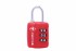 Кодовый навесной замок для багажа Travel Blue TSA Combination Lock, цвет красный
