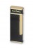 Зажигалка "Pierre Cardin" газовая кремниевая, сплав цинка, черный лак/золото, 2,4х1,1х7 см