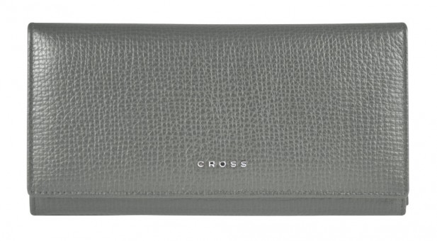 Кошелёк Cross RTC, кожа наппа тиснёная, цвет серый, 20 x 11 x 2,5 см Кошелёк Cross RTC, кожа наппа тиснёная, цвет серый, 20 x 11 x 2,5 см