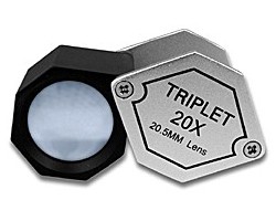 Лупа Kromatech ювелирная шестигранная 20x, 20,5 мм MG22190A Лупа Kromatech ювелирная шестигранная 20x, 20,5 мм MG22190A