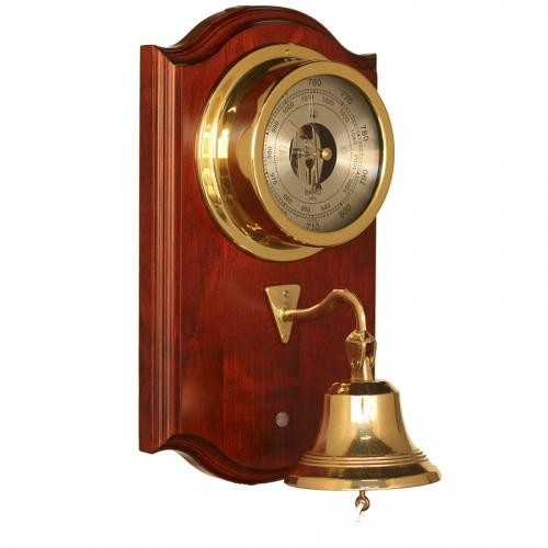 Метеостанция Бриг+ М-40, 185*320мм (барометр d-120мм, рында d-10мм)