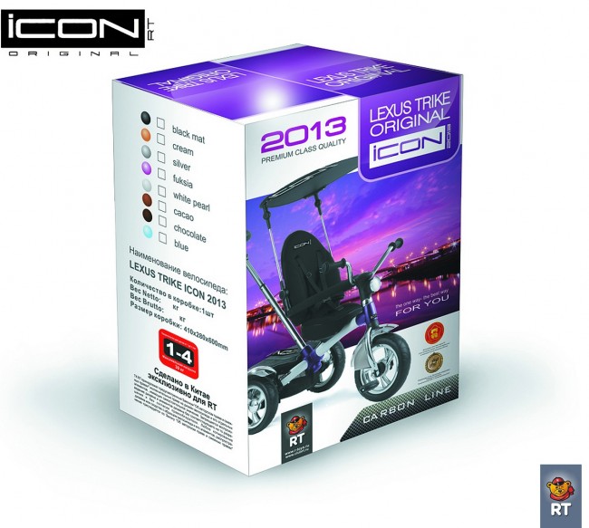 3-х кол. вел. Lexus trike original Icon 4 кремовый