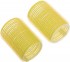 Бигуди-липучки Dewal Beauty d 32ммx63мм  (10шт)   желтые