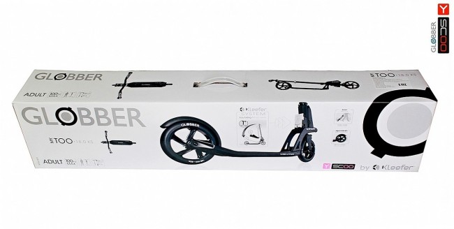 Самокат Y-Scoo Globber My TOO 180 Automatic by Kleefer инновация-складной механизм белый