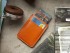 Минималистичный кошелек Zavtra из натуральной кожи, оранжевый