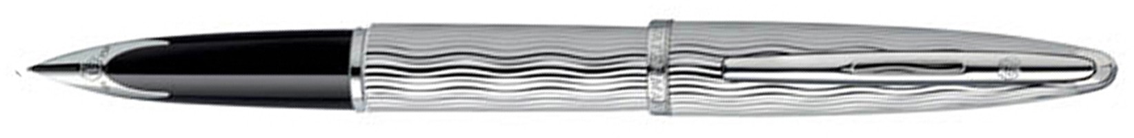 Перьевая ручка Waterman Carene Essential Silver ST. Перо - золото 18К, покрытое родием Перьевая ручка Waterman Carene Essential Silver ST. Перо - золото 18К, покрытое родием
