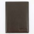 Обложка для паспорта S. Quire, натуральная воловья кожа, коричневый, гладкая, 9,9x13,4 см