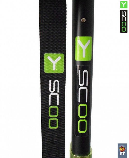 Самокат Y-Scoo RT 205 Slicker с амортизатором green