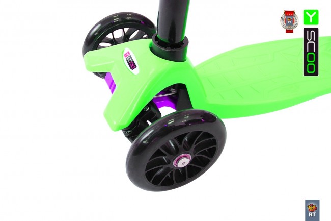 Самокат Y-Scoo maxi A-20 Simple цв. green