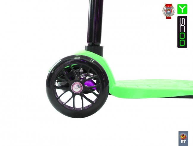 Самокат Y-Scoo maxi A-20 Simple цв. green