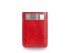 Минималистичный кошелек Zavtra из натуральной кожи, красный