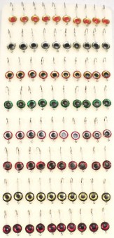 Мормышка Lumikom фосфорная N25, d-7, с флексом (крючок №8) ( 80 шт./уп.)