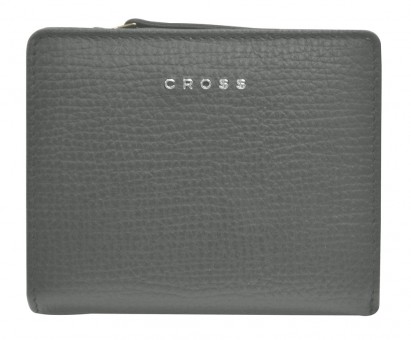 Кошелёк Cross RTC, кожа наппа тиснёная, цвет серый, 11,2 x 9,4 x 2 см Кошелёк Cross RTC, кожа наппа тиснёная, цвет серый, 11,2 x 9,4 x 2 см