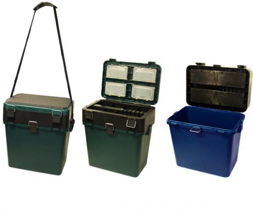 Ящик зимний Тонар Helios пластиковый с мягким сиденьем, t от -40 до +50, до 135кг, 39х36х23   (19л)