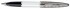 Перьевая ручка Waterman Carene Contemporary White ST. Перо - золото 18К, детали дизайна: палладий