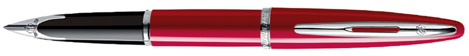 Перьевая ручка Waterman Carene Glossy Red ST. Перо - золото 18К, детали дизайна: палладий Перьевая ручка Waterman Carene Glossy Red ST. Перо - золото 18К, детали дизайна: палладий