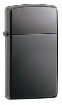 Зажигалка Zippo Slim® с покрытием Black Ice ®, латунь/сталь, чёрная, матовая, 30x10x55 мм Зажигалка Zippo Slim® с покрытием Black Ice ®, латунь/сталь, чёрная, матовая, 30x10x55 мм