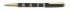 Роллерная ручка Pierre Cardin Gamme. Корпус - латунь и лак, отделка - сталь и позолота. Цвет - черный