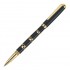 Роллерная ручка Pierre Cardin Gamme. Корпус - латунь и лак, отделка - сталь и позолота. Цвет - черный