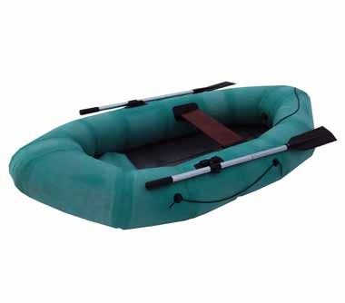 Лодка Ял-15 Волга 225 резиновая с веслами, разм. 2250х1050мм, борт 320, грузопод. 180кг, масса 10кг.