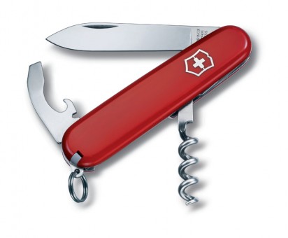 Нож перочинный Victorinox Waiter, 84 мм, 9 функций, красный Нож перочинный Victorinox Waiter, 84 мм, 9 функций, красный