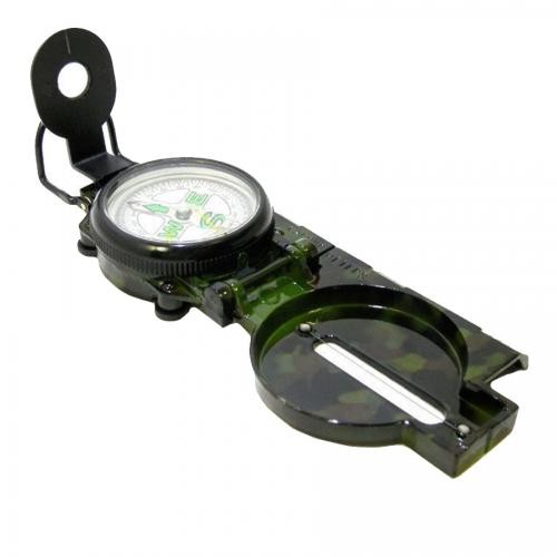 Компас Lensatic, складной, водонепроницаемый, лупа, струна, петля, шкала, пластик. корпус(M-1)