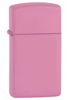 Зажигалка Zippo Slim® с покрытием Pink Matte, латунь/сталь, розовая, матовая, 30x10x55 мм Зажигалка Zippo Slim® с покрытием Pink Matte, латунь/сталь, розовая, матовая, 30x10x55 мм