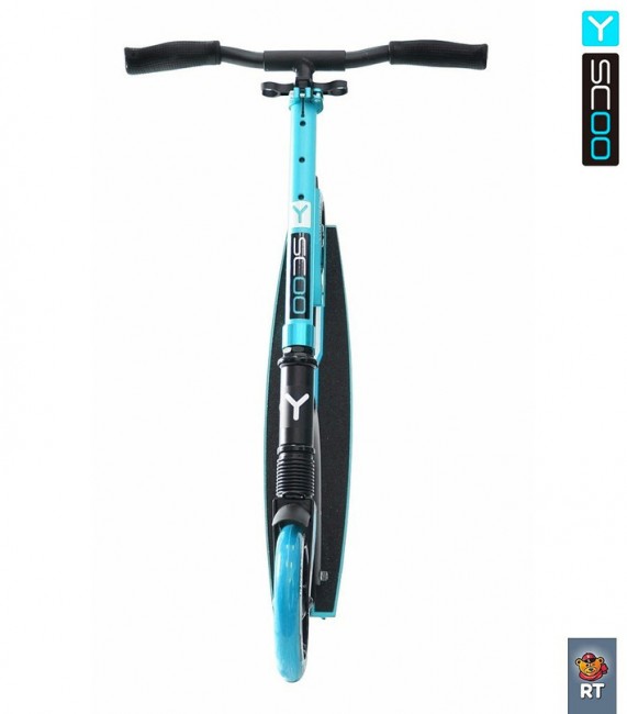 Самокат Y-Scoo RT 180 Slicker с амортизатором Deluxe blue