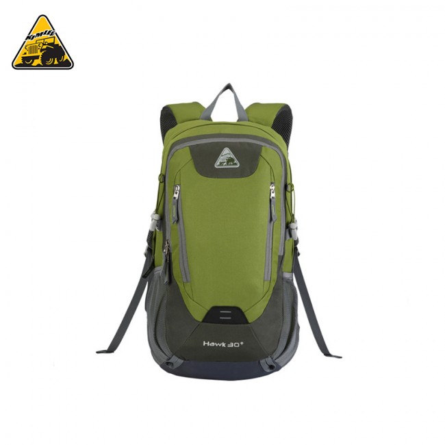 Рюкзак Kimlee Hawk -  30Л.+ -  30*20*50См. -  усил. спинка -  ткань водоотталк. -  облег. -  4 отд. -  цв. зелен.