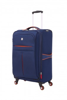 Чемодан Wenger Arosa, синий, полиэстер 750x750D добби, 59,7 x 20 x 40,6, см, 48 л Чемодан Wenger Arosa, синий, полиэстер 750x750D добби, 59,7 x 20 x 40,6, см, 48 л