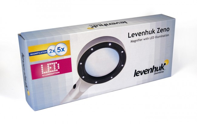 Лупа Levenhuk Zeno 400, 2/4x, 88/21 мм, 2 LED, металл Лупа Levenhuk Zeno 400, 2/4x, 88/21 мм, 2 LED, металл