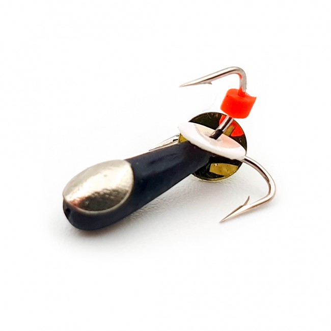 Мормышка Черт вольфрамовая, d-2,5 мм., 0,5 гр., в/о, с коронкой (5шт./уп.)