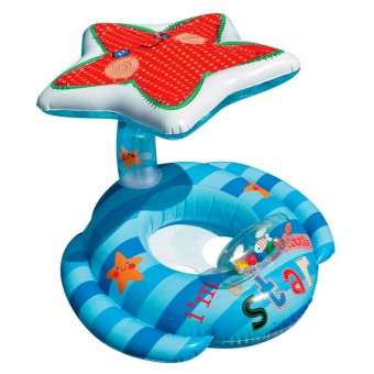 Круг-плотик Intex, Звезда с навесом, размер 119x81см 56582NP Круг-плотик Intex, Звезда с навесом, размер 119x81см 56582NP