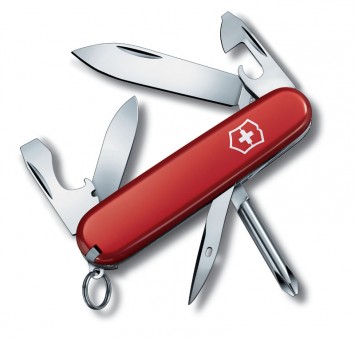 Нож перочинный Victorinox Tinker Small, 84 мм, 12 функций, красный Нож перочинный Victorinox Tinker Small, 84 мм, 12 функций, красный